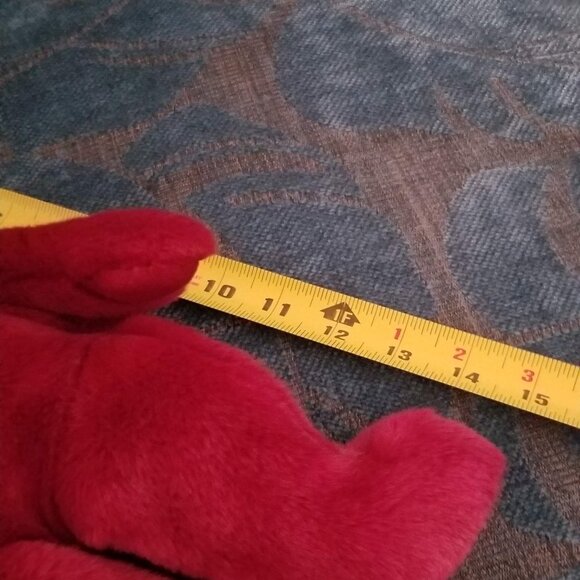 Limited edition cranberry Ty Teddy beanie buddy - Picture 11 of 11